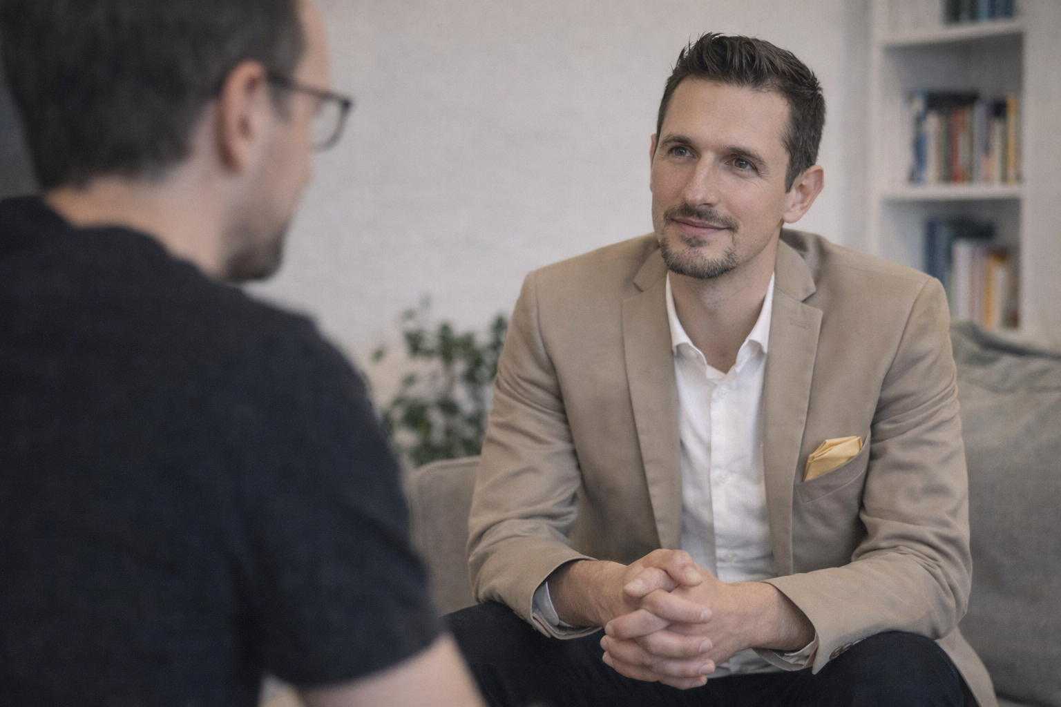 Marco Pavone im persönlichen Coaching-Gespräch