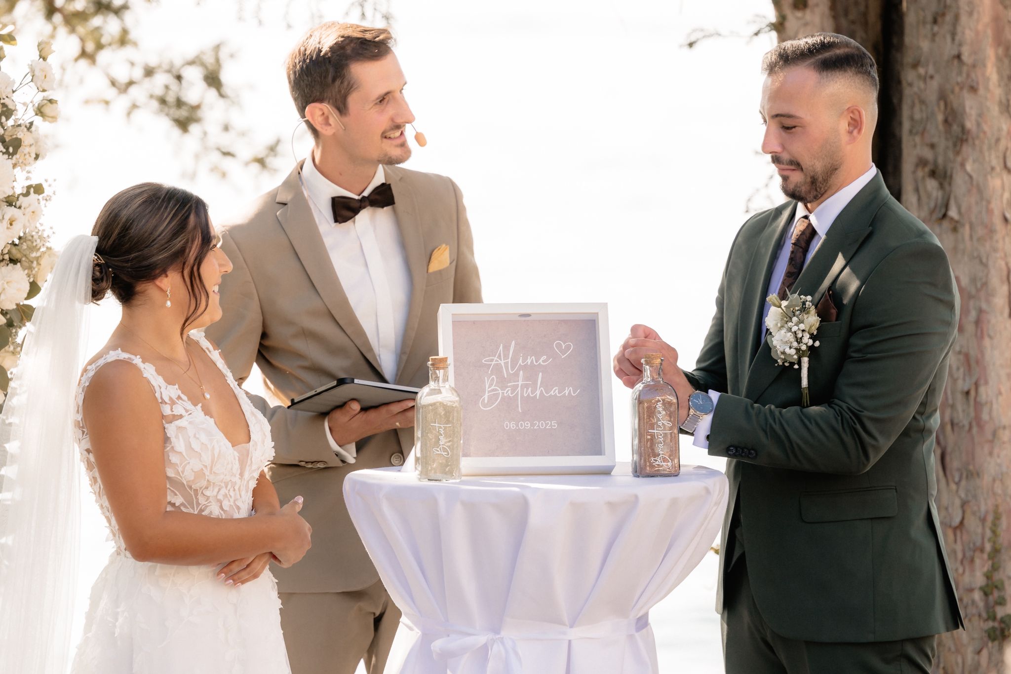 Persönlicher Ritualmoment während der Trauung